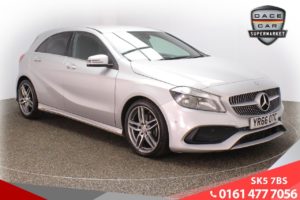 Used 2016 SILVER MERCEDES-BENZ A-CLASS Hatchback 2.1 A 200 D AMG LINE EXECUTIVE 5d AUTO 134 BHP (reg. 2016-09-29) for sale in Failsworth