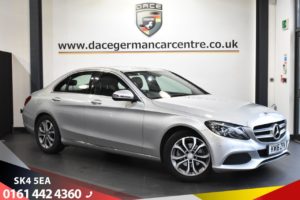 Used 2016 SILVER MERCEDES-BENZ C CLASS Saloon 1.6 C200 D SPORT 4d AUTO 136 BHP (reg. 2016-05-27) for sale in Stretford