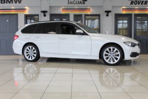Used 2016 WHITE BMW 3 SERIES Estate 2.0 320D SE TOURING 5d 188 BHP (reg. 2016-02-03) for sale in Bramhall