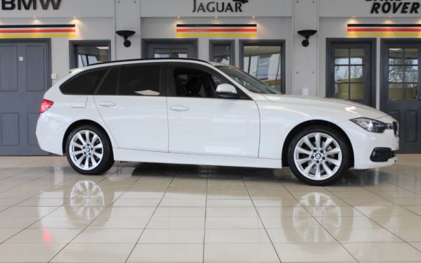 Used 2016 WHITE BMW 3 SERIES Estate 2.0 320D SE TOURING 5d 188 BHP (reg. 2016-02-03) for sale in Bramhall