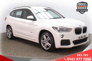 Used 2016 WHITE BMW X1 4x4 2.0 XDRIVE20D M SPORT 5d 188 BHP (reg. 2016-09-01) for sale in Failsworth