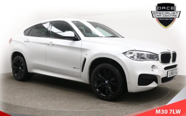 Used 2016 WHITE BMW X6 Coupe 3.0 XDRIVE30D M SPORT 4d AUTO 255 BHP (reg. 2016-09-16) for sale in Ramsbottom