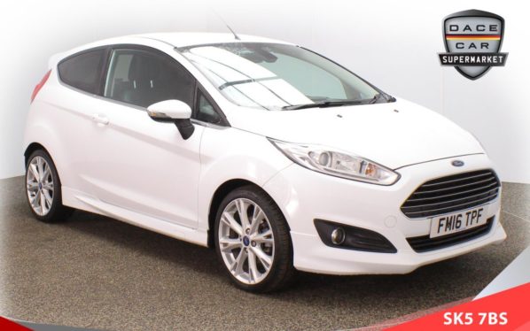 Used 2016 WHITE FORD FIESTA Hatchback 1.5 TITANIUM X TDCI 3d 94 BHP (reg. 2016-08-12) for sale in Failsworth