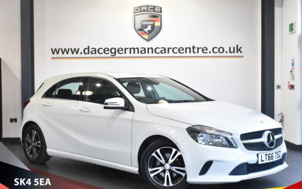 Used 2016 WHITE MERCEDES-BENZ A-CLASS Hatchback 1.5 A 180 D SE 5d 107 BHP (reg. 2016-09-01) for sale in Stretford