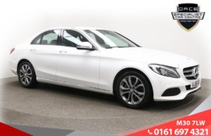 Used 2016 WHITE MERCEDES-BENZ C CLASS Saloon 2.1 C250 D SPORT 4d AUTO 204 BHP (reg. 2016-06-30) for sale in Ramsbottom
