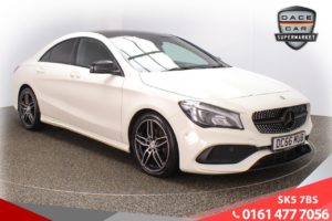 Used 2016 WHITE MERCEDES-BENZ CLA Coupe 2.1 CLA 200 D AMG LINE 4d 134 BHP (reg. 2016-12-12) for sale in Failsworth