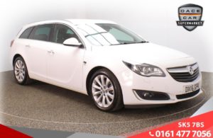 Used 2016 WHITE VAUXHALL INSIGNIA Estate 2.0 ELITE NAV CDTI ECOFLEX S/S 5d 167 BHP (reg. 2016-03-24) for sale in Failsworth