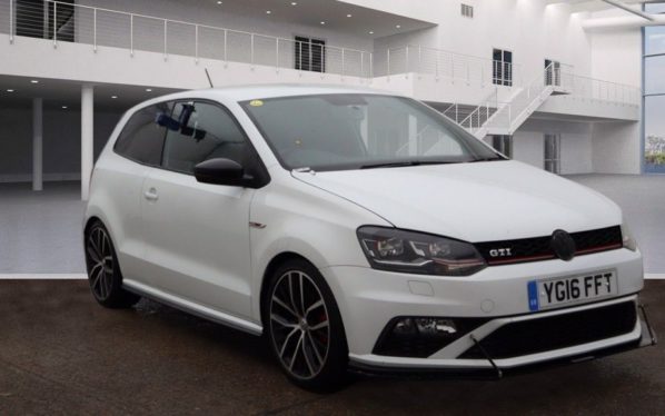 Used 2016 WHITE VOLKSWAGEN POLO Hatchback 1.8 GTI 3d 189 BHP (reg. 2016-03-31) for sale in Ramsbottom