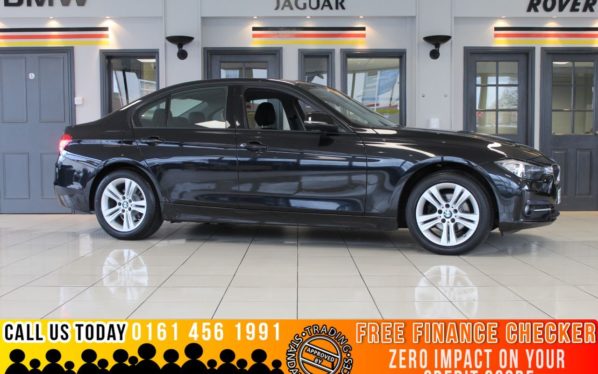 Used 2017 BLACK BMW 3 SERIES Saloon 2.0 316D SPORT 4d 114 BHP (reg. 2017-03-27) for sale in Bramhall
