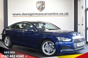 Used 2017 BLUE AUDI A5 Coupe 2.0 SPORTBACK TDI ULTRA S LINE 5d 188 BHP (reg. 2017-05-17) for sale in Stretford
