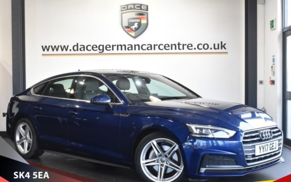 Used 2017 BLUE AUDI A5 Coupe 2.0 SPORTBACK TDI ULTRA S LINE 5d 188 BHP (reg. 2017-05-17) for sale in Stretford