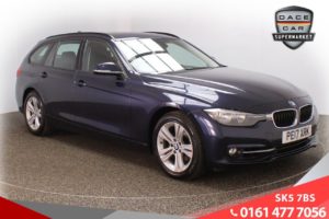 Used 2017 BLUE BMW 3 SERIES Estate 1.5 318I SPORT TOURING 5d AUTO 135 BHP (reg. 2017-07-03) for sale in Failsworth