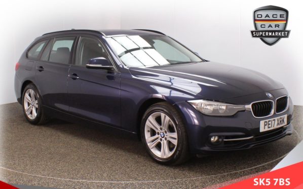Used 2017 BLUE BMW 3 SERIES Estate 1.5 318I SPORT TOURING 5d AUTO 135 BHP (reg. 2017-07-03) for sale in Failsworth
