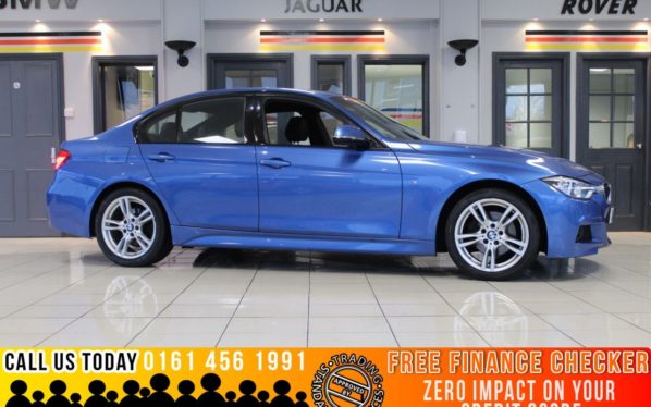 Used 2017 BLUE BMW 3 SERIES Saloon 2.0 320D M SPORT 4d 188 BHP (reg. 2017-03-31) for sale in Bramhall