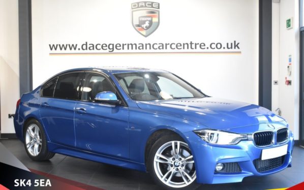 Used 2017 BLUE BMW 3 SERIES Saloon 2.0 320D M SPORT 4d AUTO 188 BHP (reg. 2017-04-07) for sale in Stretford