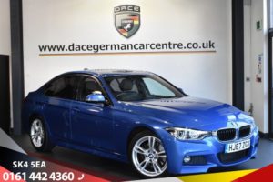 Used 2017 BLUE BMW 3 SERIES Saloon 3.0 330D M SPORT AUTO 4d 255 BHP (reg. 2017-11-30) for sale in Stretford
