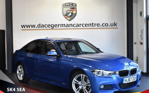 Used 2017 BLUE BMW 3 SERIES Saloon 3.0 330D M SPORT AUTO 4d 255 BHP (reg. 2017-11-30) for sale in Stretford