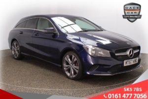 Used 2017 BLUE MERCEDES-BENZ CLA Estate 1.6 CLA 180 SPORT 5d AUTO 121 BHP (reg. 2017-11-25) for sale in Failsworth