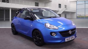 Used 2017 BLUE VAUXHALL ADAM Hatchback 1.2 ENERGISED 3d 69 BHP (reg. 2017-06-29) for sale in Failsworth