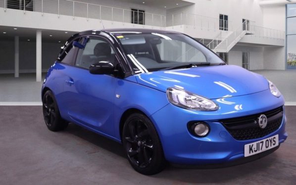 Used 2017 BLUE VAUXHALL ADAM Hatchback 1.2 ENERGISED 3d 69 BHP (reg. 2017-06-29) for sale in Failsworth