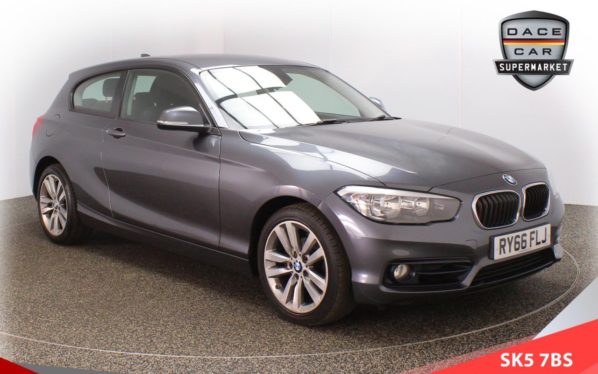Used 2017 GREY BMW 1 SERIES Hatchback 1.5 118I SPORT 3d AUTO 134 BHP (reg. 2017-02-13) for sale in Failsworth