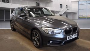 Used 2017 GREY BMW 1 SERIES Hatchback 1.5 118I SPORT 5d 134 BHP (reg. 2017-11-24) for sale in Failsworth