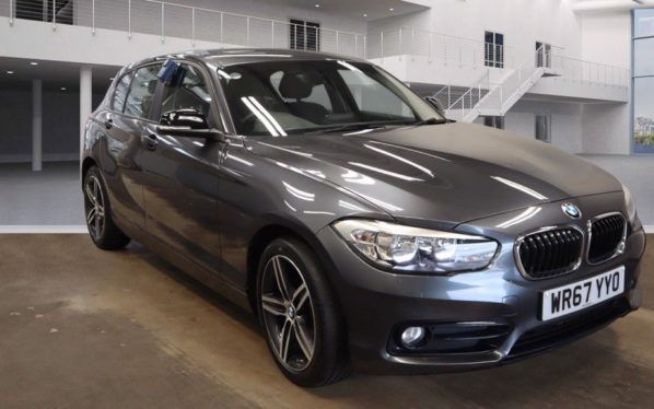 Used 2017 GREY BMW 1 SERIES Hatchback 1.5 118I SPORT 5d 134 BHP (reg. 2017-11-24) for sale in Failsworth