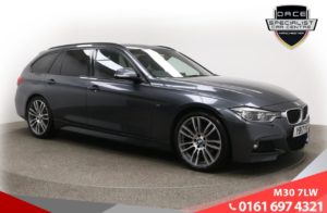 Used 2017 GREY BMW 3 SERIES Estate 2.0 320D M SPORT TOURING 5d AUTO 188 BHP (reg. 2017-05-31) for sale in Ramsbottom