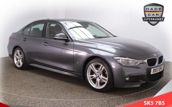 Used 2017 GREY BMW 3 SERIES Saloon 2.0 330E M SPORT 4d AUTO 181 BHP (reg. 2017-03-02) for sale in Failsworth
