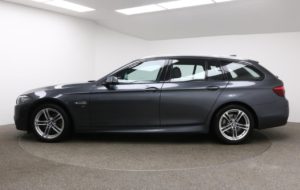 Used 2017 GREY BMW 5 SERIES Estate 2.0 520D M SPORT TOURING 5d AUTO 188 BHP (reg. 2017-02-28) for sale in Ramsbottom