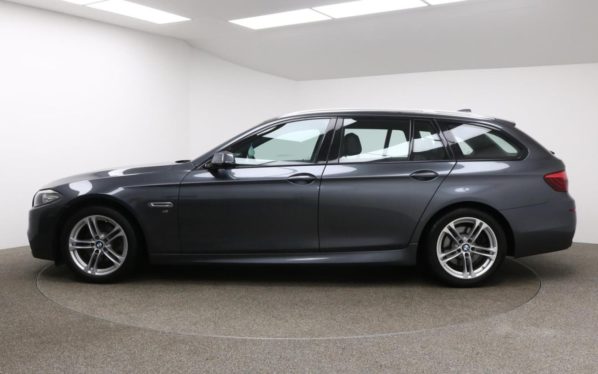 Used 2017 GREY BMW 5 SERIES Estate 2.0 520D M SPORT TOURING 5d AUTO 188 BHP (reg. 2017-02-28) for sale in Ramsbottom