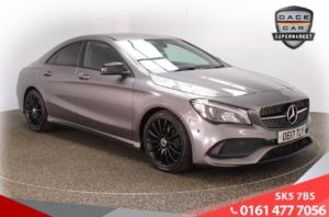 Used 2017 GREY MERCEDES-BENZ CLA Coupe 2.1 CLA 200 D WHITEART 4d 134 BHP (reg. 2017-06-21) for sale in Failsworth