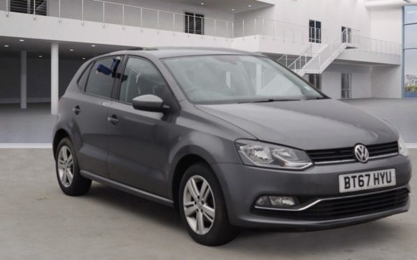 Used 2017 GREY VOLKSWAGEN POLO Hatchback 1.2 MATCH EDITION TSI 5d 89 BHP (reg. 2017-11-29) for sale in Ramsbottom