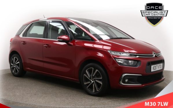 Used 2017 RED CITROEN C4 PICASSO MPV 1.6 BLUEHDI FEEL S/S EAT6 5d AUTO 118 BHP (reg. 2017-05-31) for sale in Ramsbottom