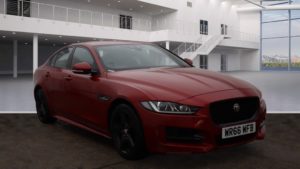 Used 2017 RED JAGUAR XE Saloon 2.0 R-SPORT 4d AUTO 178 BHP (reg. 2017-01-11) for sale in Ramsbottom