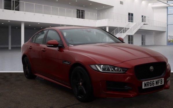 Used 2017 RED JAGUAR XE Saloon 2.0 R-SPORT 4d AUTO 178 BHP (reg. 2017-01-11) for sale in Ramsbottom