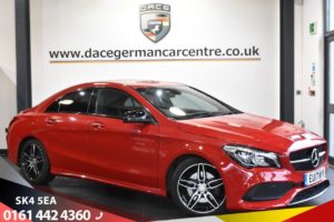 Used 2017 RED MERCEDES-BENZ CLA Coupe 2.1 CLA 220 D 4MATIC AMG LINE 4d AUTO 174 BHP (reg. 2017-03-17) for sale in Stretford