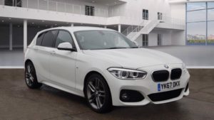 Used 2017 WHITE BMW 1 SERIES Hatchback 2.0 118D M SPORT 5d 147 BHP (reg. 2017-09-20) for sale in Failsworth