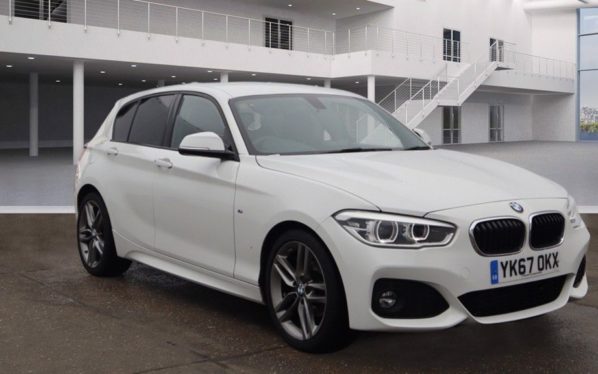 Used 2017 WHITE BMW 1 SERIES Hatchback 2.0 118D M SPORT 5d 147 BHP (reg. 2017-09-20) for sale in Failsworth