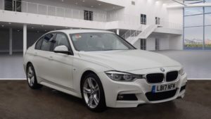 Used 2017 WHITE BMW 3 SERIES Saloon 3.0 330D M SPORT 4d AUTO 255 BHP (reg. 2017-05-30) for sale in Stretford
