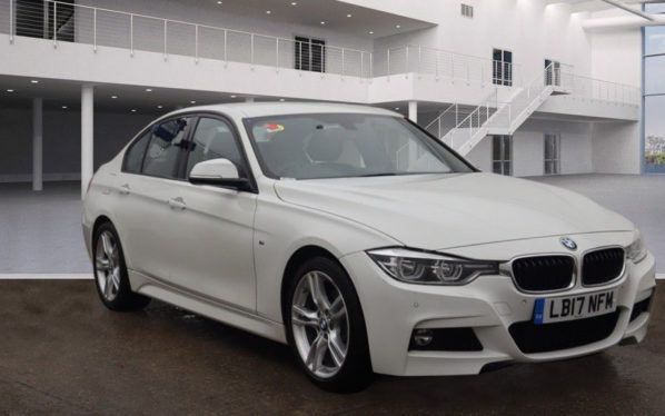 Used 2017 WHITE BMW 3 SERIES Saloon 3.0 330D M SPORT 4d AUTO 255 BHP (reg. 2017-05-30) for sale in Stretford