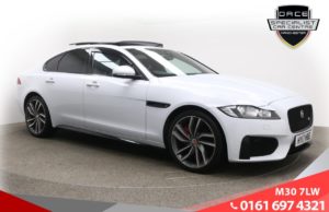 Used 2017 WHITE JAGUAR XF Saloon 3.0 V6 S 4d AUTO 375 BHP (reg. 2017-03-31) for sale in Ramsbottom