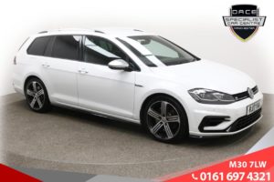 Used 2017 WHITE VOLKSWAGEN GOLF Estate 2.0 R TSI DSG 5d AUTO 306 BHP (reg. 2017-07-10) for sale in Ramsbottom