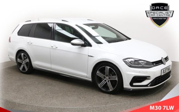 Used 2017 WHITE VOLKSWAGEN GOLF Estate 2.0 R TSI DSG 5d AUTO 306 BHP (reg. 2017-07-10) for sale in Ramsbottom
