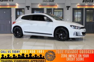 Used 2017 WHITE VOLKSWAGEN SCIROCCO Coupe 2.0 GT BLACK EDITION TDI DSG BMT 2d AUTO 150 BHP (reg. 2017-04-28) for sale in Bramhall