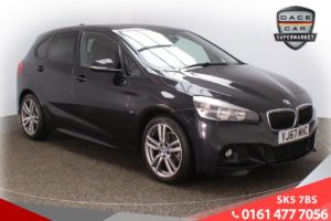 Used 2018 BLACK BMW 2 SERIES Hatchback 1.5 218I M SPORT ACTIVE TOURER 5d 134 BHP (reg. 2018-02-27) for sale in Failsworth