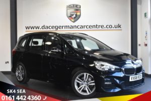 Used 2018 BLACK BMW 2 Series GRAN TOURER Estate 1.5 218I M SPORT 5d AUTO 139 BHP (reg. 2018-11-30) for sale in Stretford