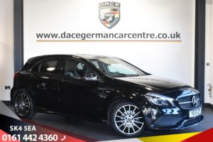 Used 2018 BLACK MERCEDES-BENZ A-CLASS Hatchback 1.6 A 200 WHITEART 5d AUTO 154 BHP (reg. 2018-06-30) for sale in Stretford