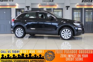 Used 2018 BLACK VOLKSWAGEN T-ROC Hatchback 1.6 SE TDI 5d 114 BHP (reg. 2018-09-21) for sale in Bramhall