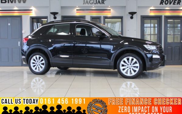 Used 2018 BLACK VOLKSWAGEN T-ROC Hatchback 1.6 SE TDI 5d 114 BHP (reg. 2018-09-21) for sale in Bramhall